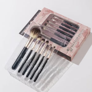 Makeup Brush Set Miss Rose - Professional 6 Marble