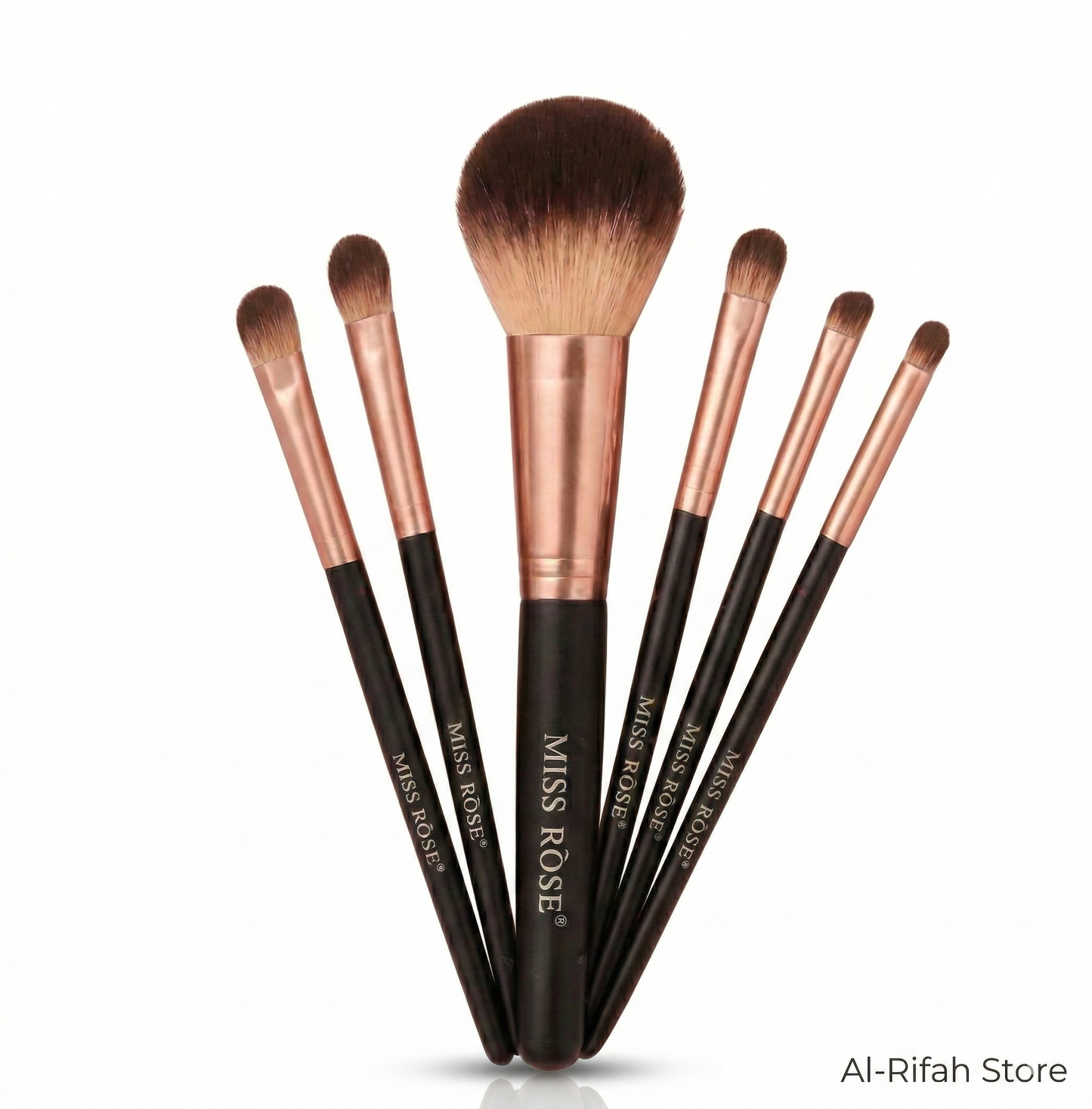 Makeup Brush Set Miss Rose - Professional 6 Marble