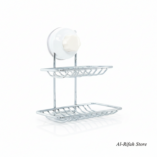 DualLayer Wall-Mount Soap Holder