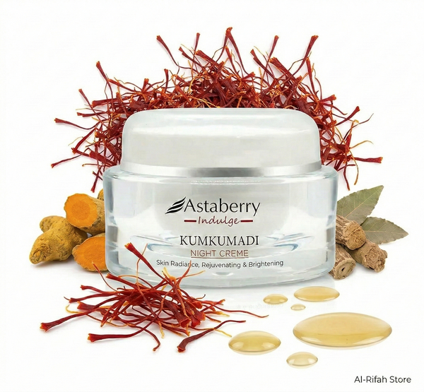 Night Cream for Glowing Skin – Astaberry Indulge Kumkumadi Skin Brightening & Hydrating Night Cream