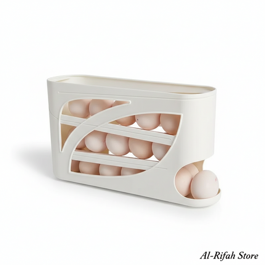 Rolling Egg Dispenser Rack
