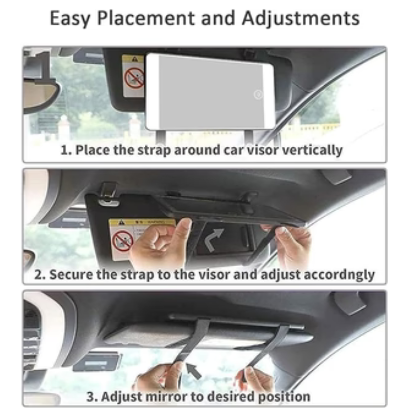 LED Light Car Mirror
