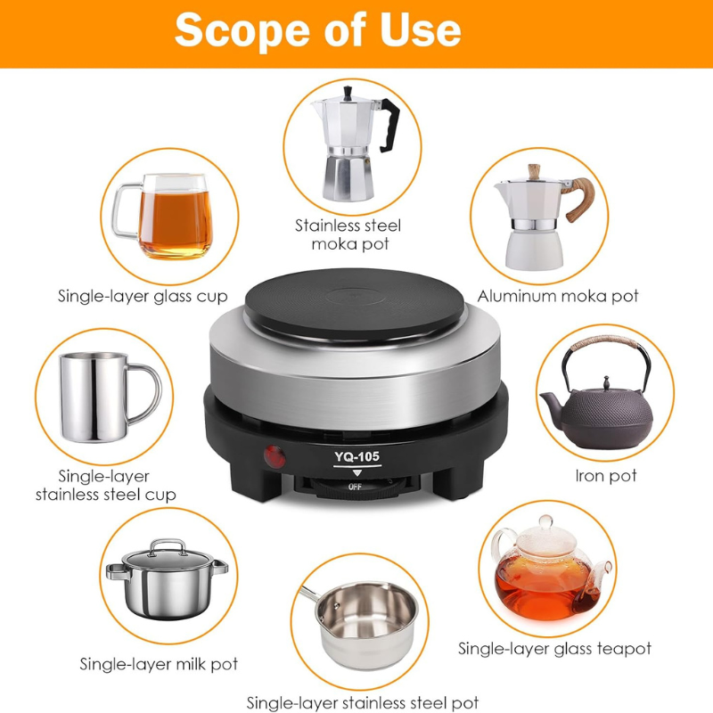 Multi-Function Electric Hot Plate Coffee Stove