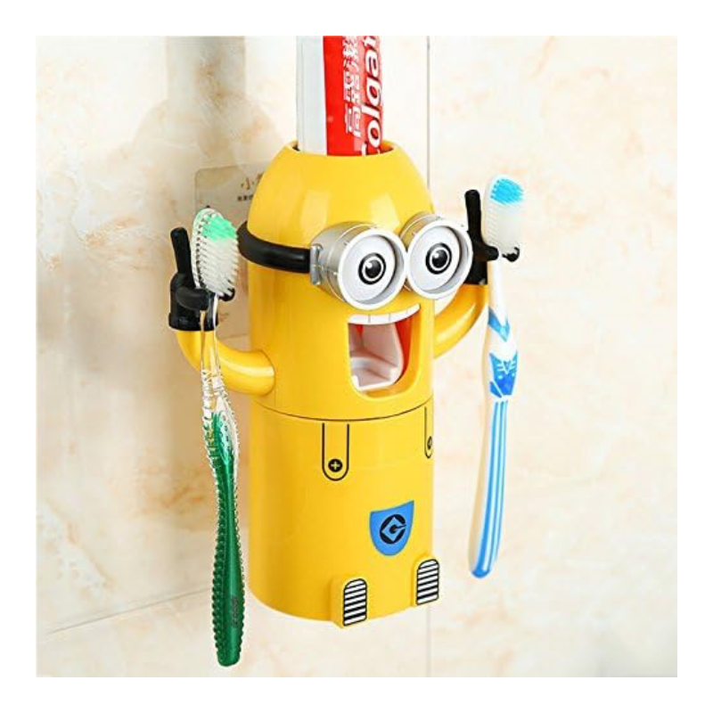 موزع معجون أسنان على شكل شخصيات المينيونز