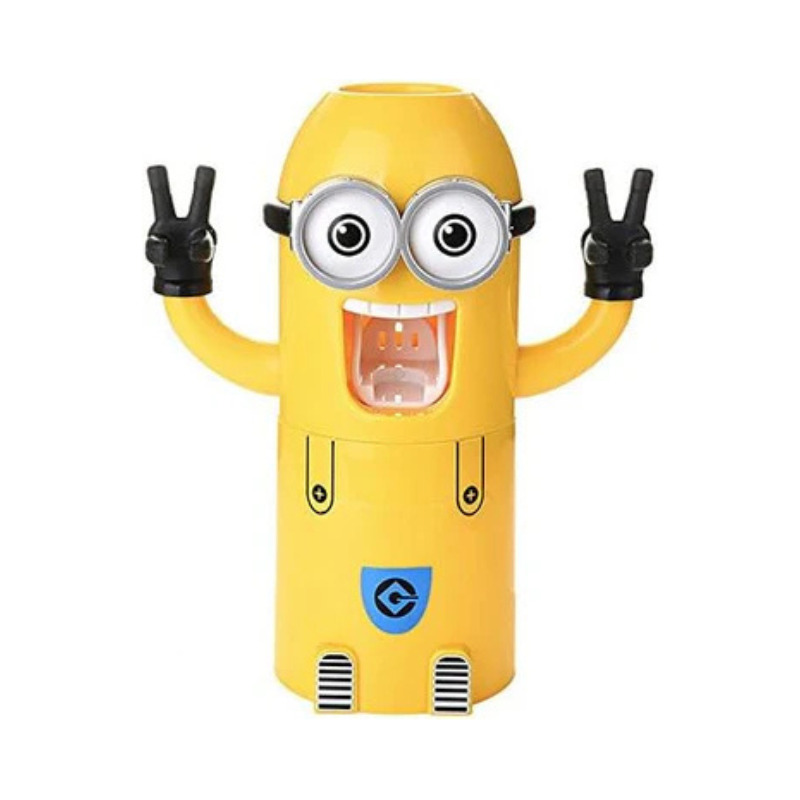 موزع معجون أسنان على شكل شخصيات المينيونز