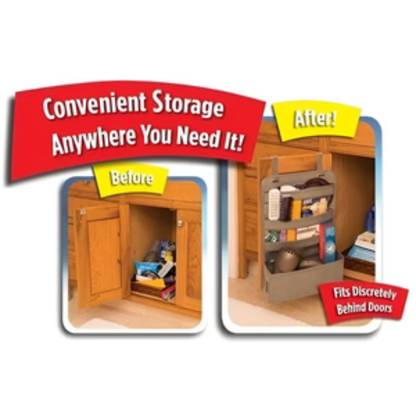 Behind-The-Door Storage Organizer