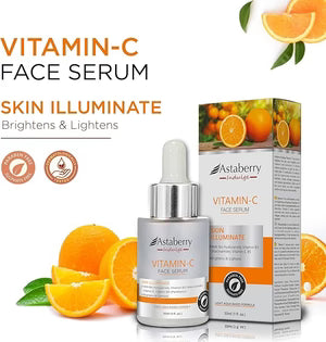 Vitamin C Face Serum – Astaberry Indulge Brightening & Glow Booster (30ml)