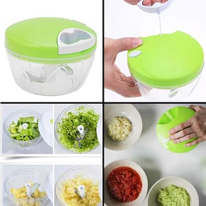 Vegetable Chopper & Slicer – Multi-Function Kitchen Cutter with Stainless Steel Blades
